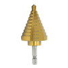 #5 Professional Step Drill Bit (1/4" - 1 3/8" ) Recyclable Exchangeable