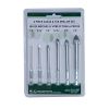 1/8", 3/16", 1/4", 5/16", 3/8", 1/2" x  x  Specialty Glass & Tile Professional Drill Bit (6 Pc Multipack) Recyclable 