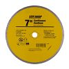 7" Continuous Rim Ceramic Tile Yellow  Diamond Blade Recyclable 
