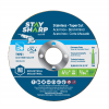 4 1/2" x 5/64"  Taper Cut Metal Cutting Flat Wheel Type 1 (10 Pack) Industrial Abrasive  