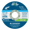 5" x 3/64"  Depressed Center Wheel Metal Cutting Flat Wheel Type 27 Ultra Thin  Industrial Abrasive  