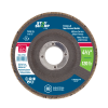 4 1/2" x 120 Grit  Sanding & Cleaning Flap Disc Type 29  Industrial Abrasive  