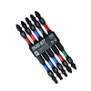 4" x Assorted Torsion Impact Bit Clip Phillips, Torx (5 Pc Multipack) Professional Screwdriver Bit Recyclable 
