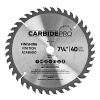 7 1/4" x 40 Teeth Finishing   Saw Blade Recyclable 