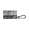 2" x Assorted Torsion Impact Bit Clip Square Recess, Phillips, Torx (10 Pc Multipack) Professional Screwdriver Bit Recyclable 