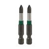 2" x PH #1 Impact Phillips (2 Pack) Industrial Screwdriver Bit Recyclable 