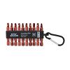 2" x SQ #2 Colored Coded Bit Clip Square Recess (10 Pc Multipack) Professional Screwdriver Bit Recyclable 