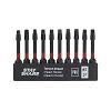 2" x SQ #2 Torsion Impact Bit Clip Square Recess (10 Pack) Professional Screwdriver Bit Recyclable 