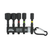 2 9/16" x Assorted Torsion Impact Bit Clip Nutsetter (5 Pc Multipack) Professional Recyclable 