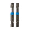 2" x T40 Impact Torx (2 Pack) Industrial Screwdriver Bit Recyclable 