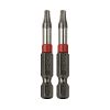 2" x T15 Impact Torx (2 Pack) Industrial Screwdriver Bit Recyclable 