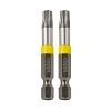 2" x T30 Impact Torx (2 Pack) Industrial Screwdriver Bit Recyclable 