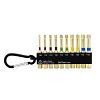 2" x Assorted Torsion Impact Bit Clip, Star Drive (10 Pc Multipack) Professional Screwdriver Bit Recyclable 