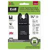 1 1/4" Flush Cut (Wood & Metal) Carbide (3 Pack)  Professional Oscillating Accessory Recyclable Exchangeable