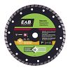 7" Turbo Rim Concrete Black Industrial Diamond Blade Recyclable Exchangeable