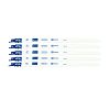 12" x 3 tpi Bimetal (5 Pack) Professional Reciprocating Blade Recyclable 