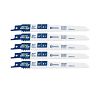 6" x 6 tpi Bimetal (5 Pack) Professional Reciprocating Blade Recyclable 