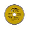 4 1/2" Continuous Rim Ceramic Tile Yellow  Diamond Blade Recyclable 