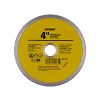 4" Continuous Rim Ceramic Tile Yellow  Diamond Blade Recyclable 