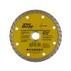 4 1/2" Turbo Rim Concrete Yellow  Diamond Blade Recyclable 
