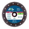 7" Turbo Rim Concrete Bronze  Diamond Blade Recyclable 
