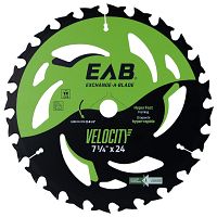 7 1/4" x 24 Teeth Velocity Framing Saw Blade