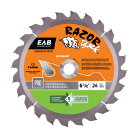 6 1/2" x 24 Teeth Framing Razor Back&reg;   Professional Saw Blade Recyclable Exchangeable