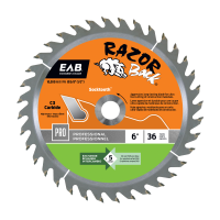 6" x 36 Teeth Finishing Razor Back&reg;  Professional Saw Blade Recyclable Exchangeable