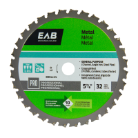 5 7/8" x 32 Teeth Metal Cutting  Professional Saw Blade Recyclable Exchangeable