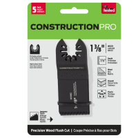 1 3/8" Flush Cut (Wood) HCS (5 Pack)   Oscillating Accessory Recyclable 
