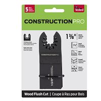 1 3/8" Flush Cut (Wood & Metal) Bimetal (5 Pack)   Oscillating Accessory Recyclable 