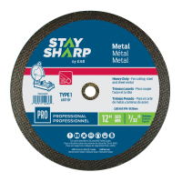 12" x 3/32"    Flat Wheel Type 1  Professional Abrasive Recyclable 