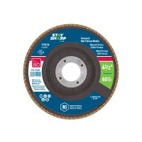 4 1/2" x 60 Grit  Sanding & Cleaning Flap Disc Type 29  Industrial Abrasive  