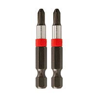 2" x PH #2 Drywall Impact Phillips (2 Pack) Industrial Screwdriver Bit Recyclable 