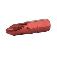 1" x PH #2  Color Coded Phillips  Industrial Screwdriver Bit Recyclable 