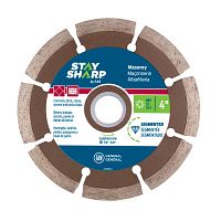 4" Segmented Rim Concrete Bronze  Diamond Blade Recyclable 