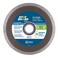 4" Continuous Rim Ceramic Tile Bronze  Diamond Blade Recyclable 