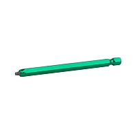 4" x SQ #1 Color Coded Square Recess  Industrial Screwdriver Bit Recyclable 
