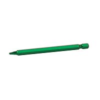 4" x SQ #1 Color Coded Square Recess  Professional Screwdriver Bit Recyclable 
