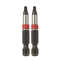 2" x SQ #2 Impact Square Recess (2 Pack) Industrial Screwdriver Bit Recyclable 