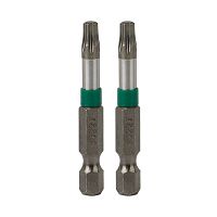 2" x T25 Impact Torx (2 Pack) Industrial Screwdriver Bit Recyclable 