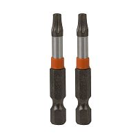 2" x T20 Impact Torx (2 Pack) Industrial Screwdriver Bit Recyclable 