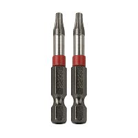 2" x T15 Impact Torx (2 Pack) Industrial Screwdriver Bit Recyclable 