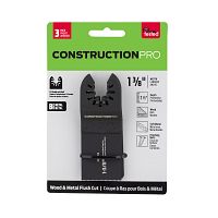 1 3/8" Flush Cut (Wood & Metal) HCS (3 Pack)   Oscillating Accessory Recyclable 