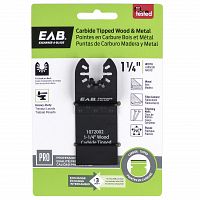 1 1/4" Carbide Tipped Flush Cut (Wood & Metal) Professional Oscillating Accessory - Exchangeable