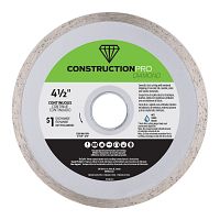 4 1/2" Continuous Rim Ceramic Tile   Diamond Blade Recyclable Exchangeable