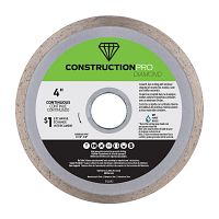 4" Continuous Rim Ceramic Tile   Diamond Blade Recyclable Exchangeable