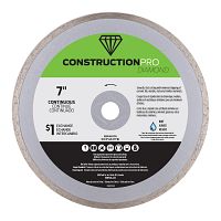 7" Continuous Rim Ceramic Tile   Diamond Blade Recyclable Exchangeable