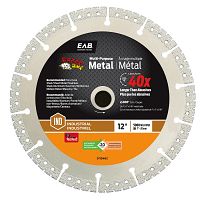 12" Metal Cutting Razor Back&reg; Diamond Blade Steel  Industrial Diamond Blade Recyclable Exchangeable