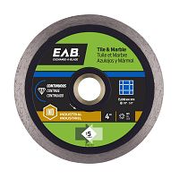 4" Continuous Rim Ceramic Tile Black Industrial Diamond Blade Recyclable Exchangeable